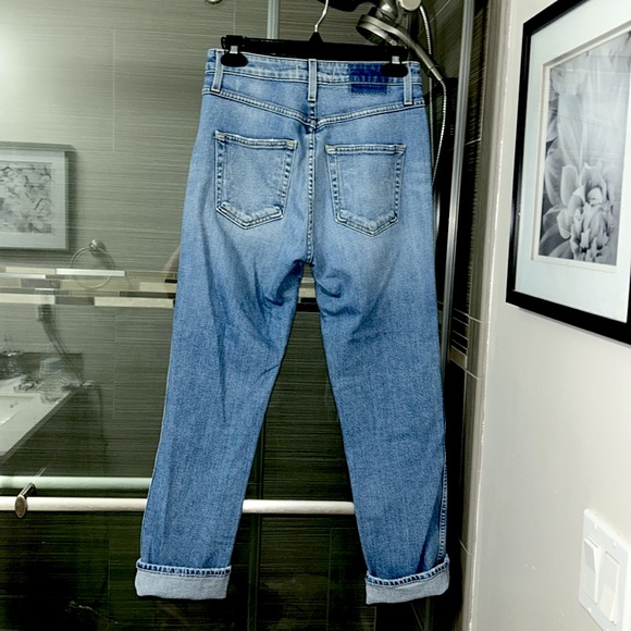 ✨ AMO Denim ✨ Chloe Crop Jeans Forever Young Wash Size 26 $278 - Picture 2 of 15